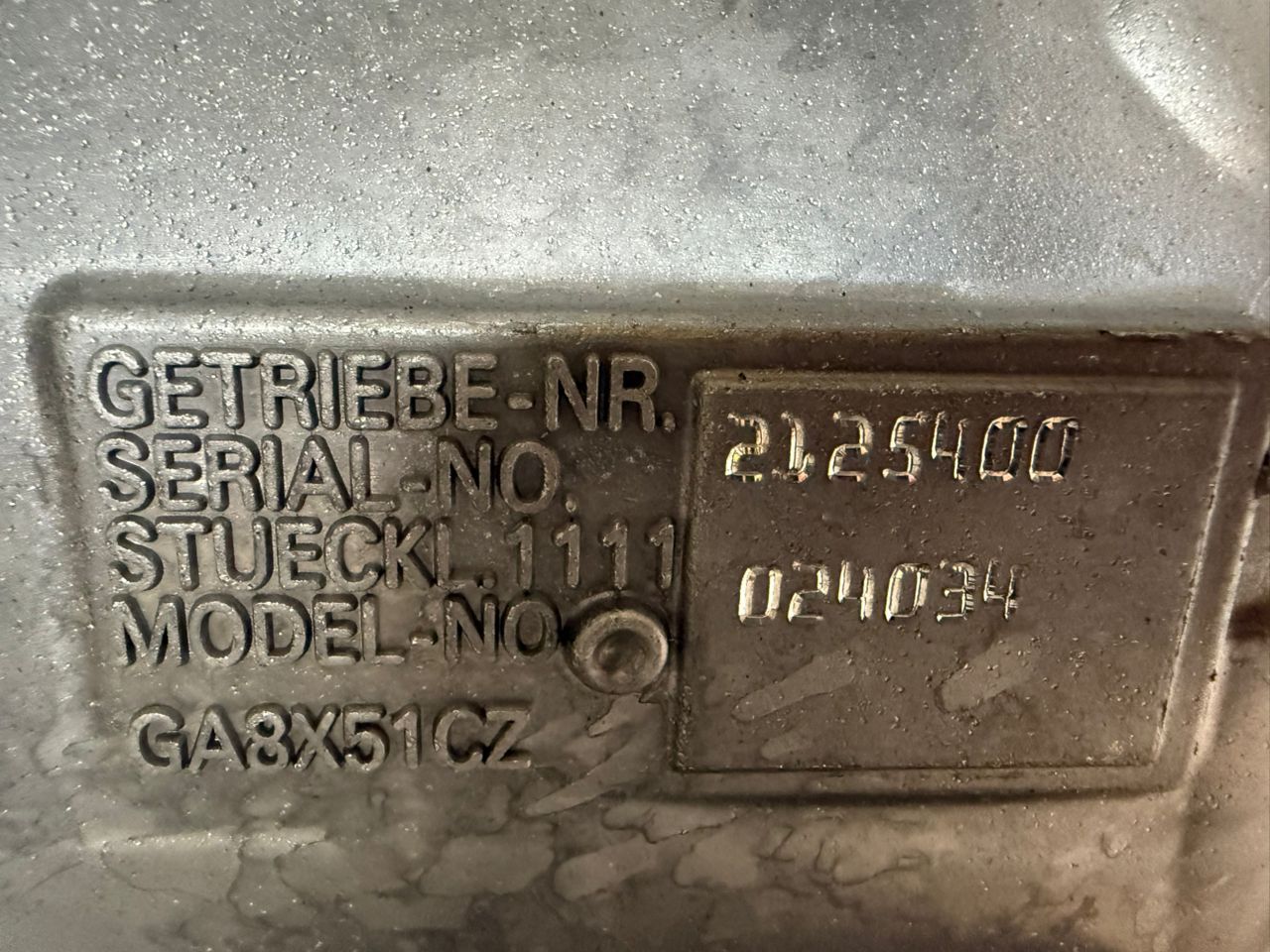 ZF 8HP51 gearbox assembly